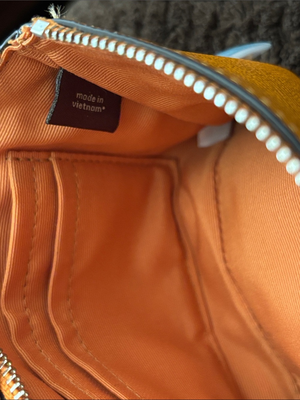 Coach Small Corner Zip
Leather Wristlet Marigold - Picture 8 of 8